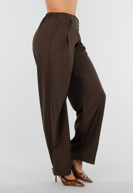 NEW180226 Bruine Barrel Pantalon