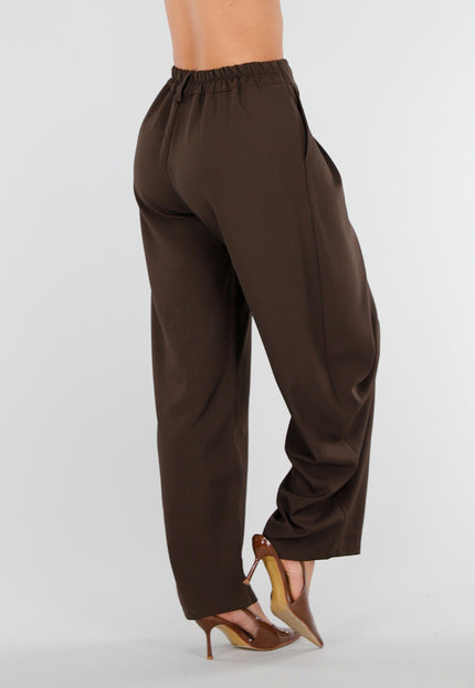 NEW180226 Bruine Barrel Pantalon