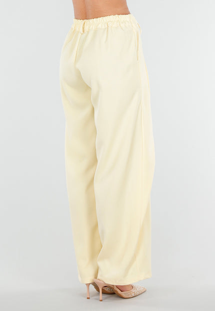 NEW180226 Butter Yellow Barrel Pantalon