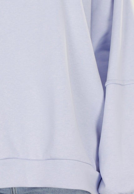 NEW180226 Lila Sweater met Good Vibes Print