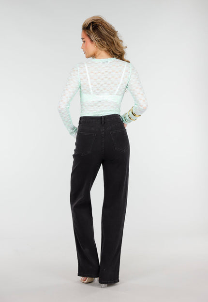 NEW180226 Mintgroene Mesh Body