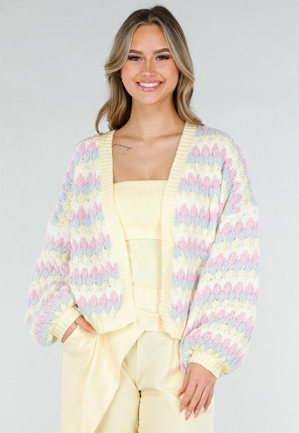 NEW180226 Pastel Gebreid Vest