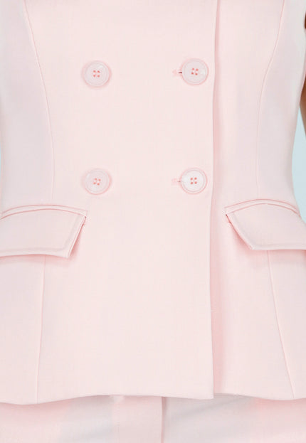 NEW180226 Poederroze Gilet Top