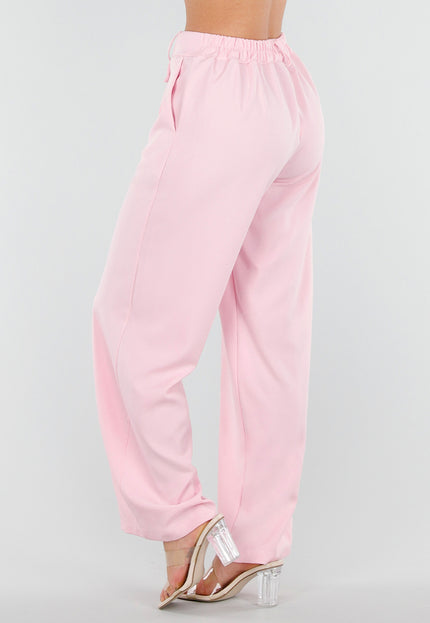 NEW180226 Roze Barrel Pantalon