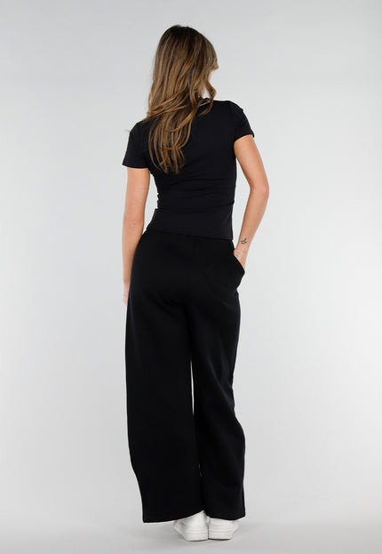 NEW180226 Zwart Sport T-Shirt met Korte Mouwen