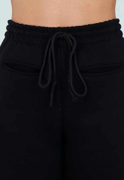 NEW180226 Zwarte Barrel Joggingbroek