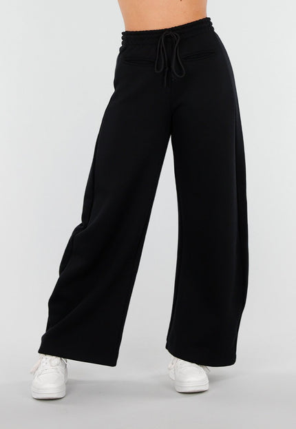 NEW180226 Zwarte Barrel Joggingbroek