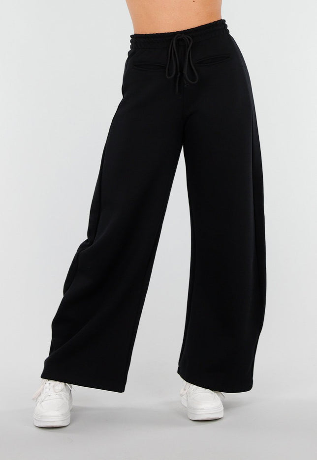 NEW180226 Zwarte Barrel Joggingbroek