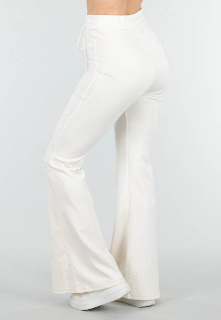 NEW180326 Beige Jogging Flared Broek