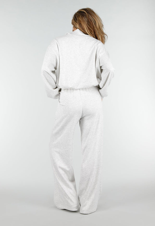 NEW180326 Grijze Halve Zip Trui