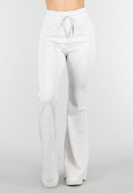 NEW180326 Grijze Jogging Flared Broek