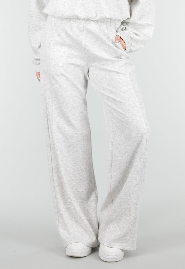 NEW180326 Grijze Wide Leg Joggingbroek