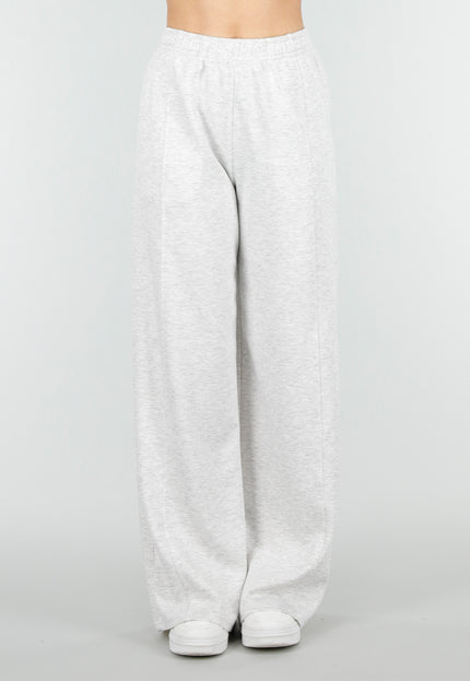 NEW180326 Grijze Wide Leg Joggingbroek