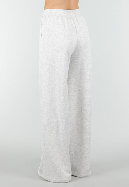 NEW180326 Grijze Wide Leg Joggingbroek