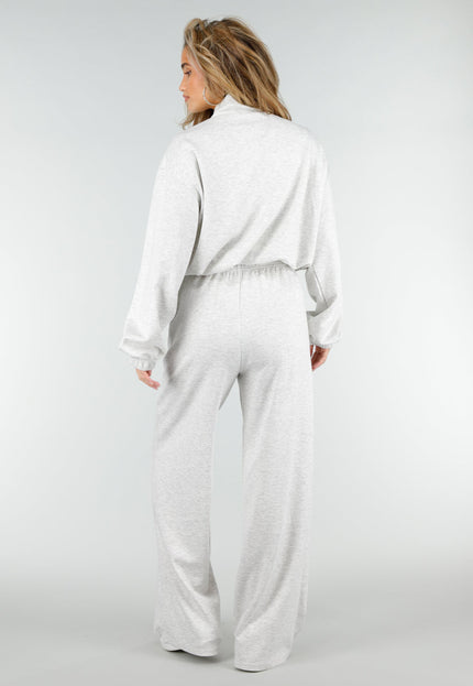 NEW180326 Grijze Wide Leg Joggingbroek