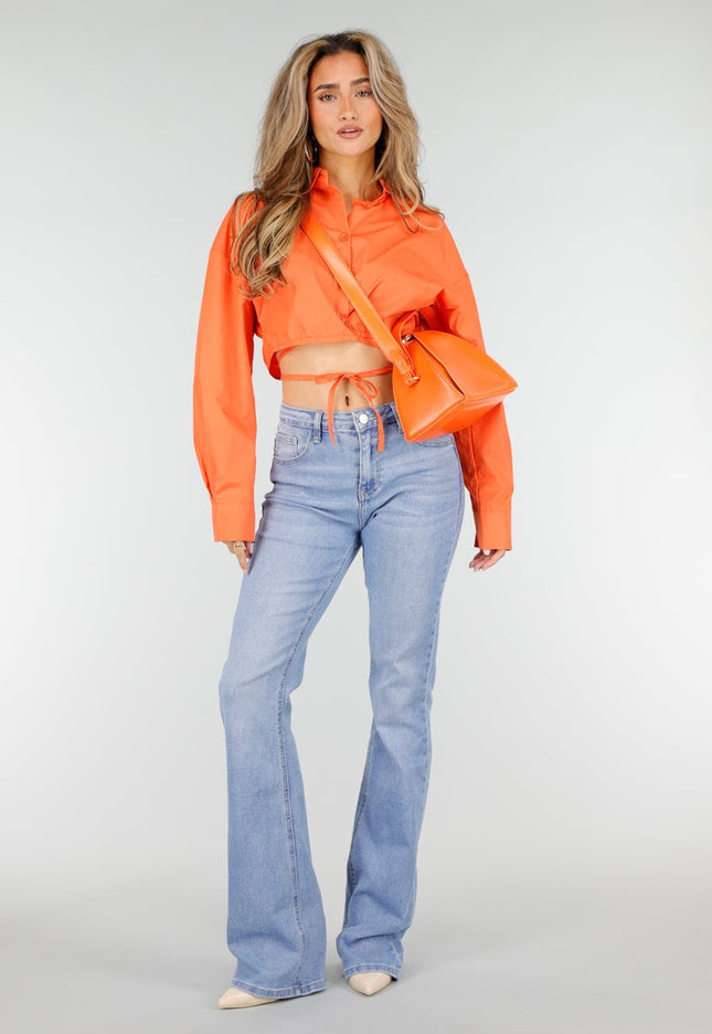 NEW180326 Lichtblauwe Denim Flared Jeans