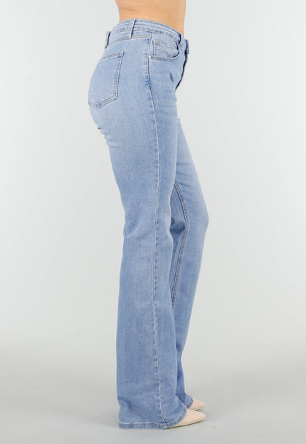 NEW180326 Lichtblauwe Denim Flared Jeans