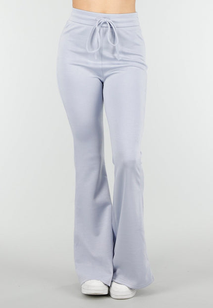 NEW180326 Lichtblauwe Jogging Flared Broek