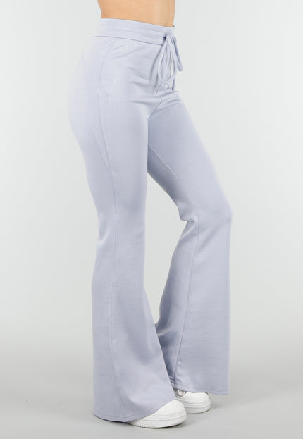 NEW180326 Lichtblauwe Jogging Flared Broek