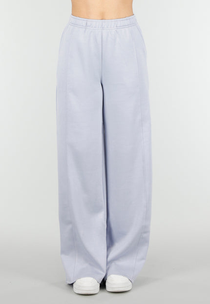 NEW180326 Lichtblauwe Wide Leg Joggingbroek