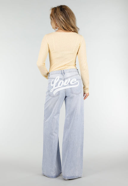 NEW180326 Lichtgele Top met Vierkante Hals