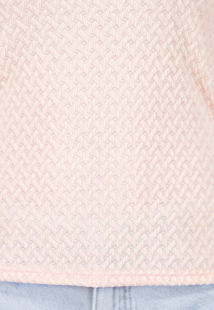 NEW180326 Lichtroze Top met Vierkante Hals