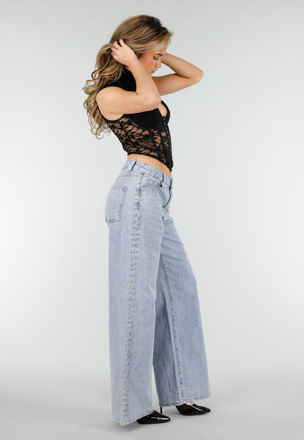 NEW180326 Zwarte Kanten Corset Top met Korte Mouwen