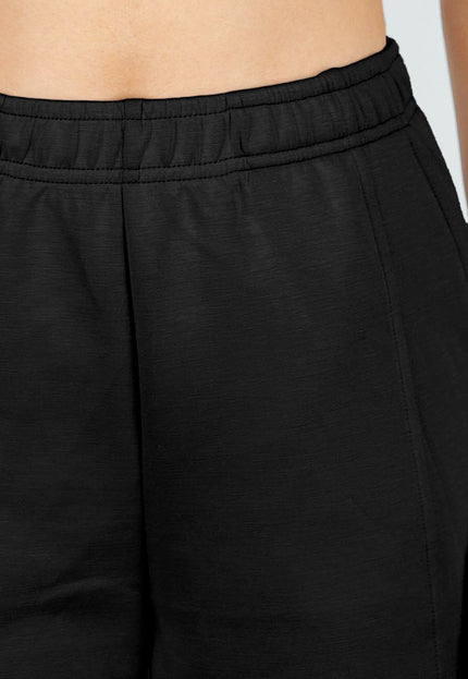 NEW180326 Zwarte Wide Leg Joggingbroek