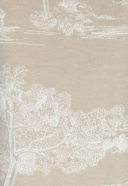 NEW1809 Beige Omslag Sjaal met Print