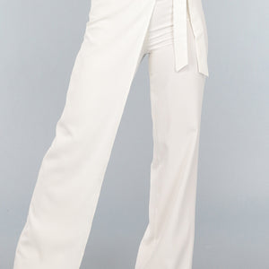 OP=OP.49.S Witte Pantalon met Overslag