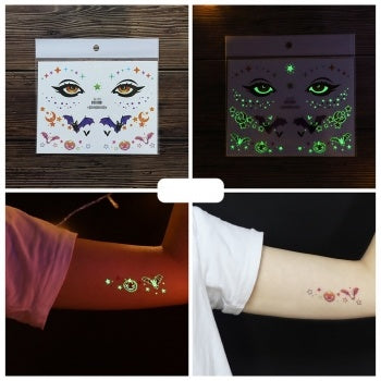 NEW1810 Glow In The Dark Tijdelijke Tattoo Set