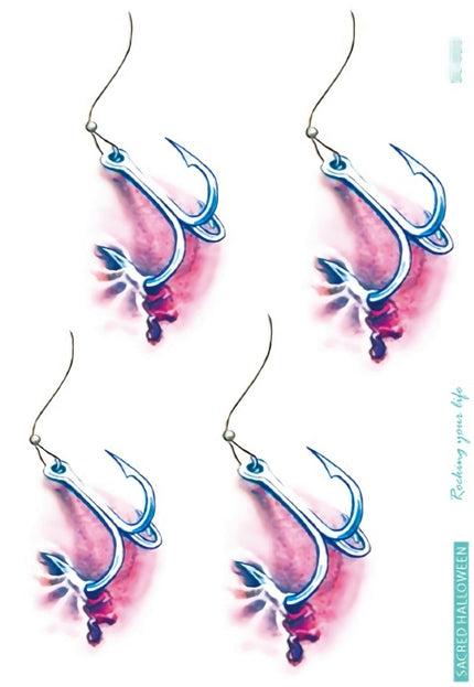 NEW1810 Horror Tijdelijke Tattoo