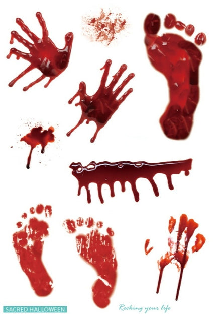 NEW1810 Plak Tattoo Bloederige Afdrukken