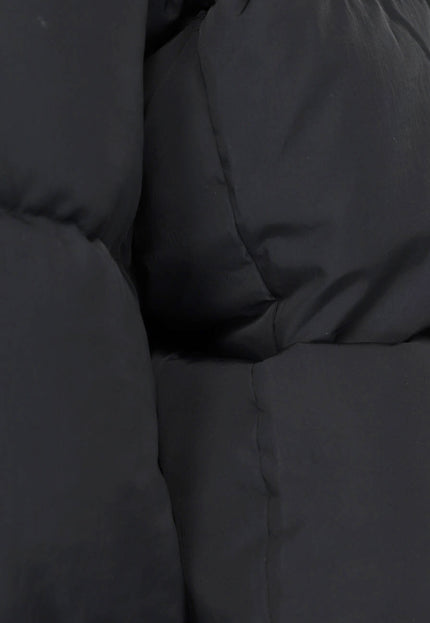 WINTER Zwarte Puffer Jas met Afritsbare Capuchon