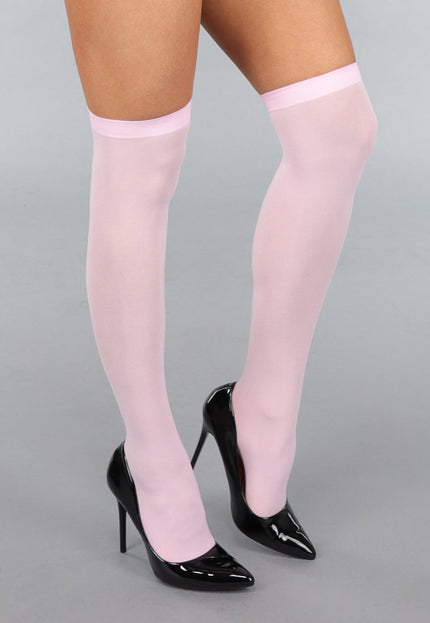 NEW1812 Lichtroze Antislip Kousen met Voetjes
