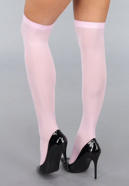 NEW1812 Lichtroze Antislip Kousen met Voetjes