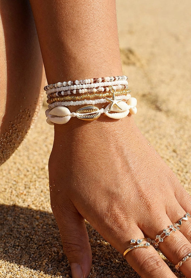 NEW190325 Armbandenset met Kraaltjes