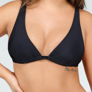 OP=OP.09.R Padded Triangel Bikinitop in Zwart