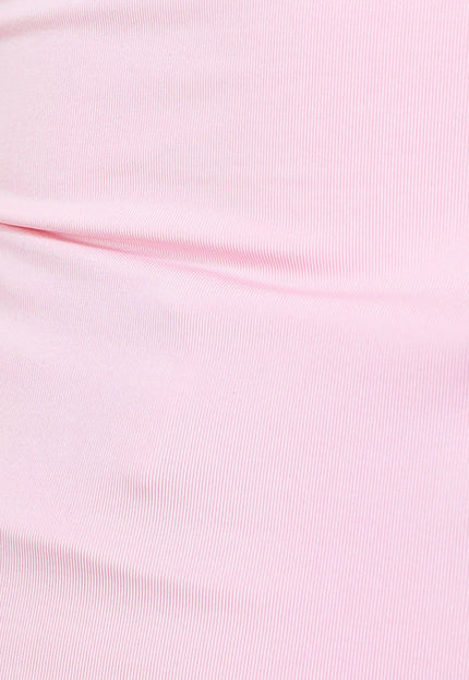 NEW1906 Stretch Top met Brede Schouderbanden in Lichtroze