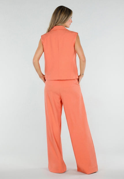 NEW190826 Coral Mouwloos Gilet