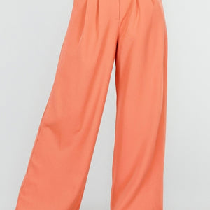 NEW190826 Coral Tall Wide Leg Pantalon