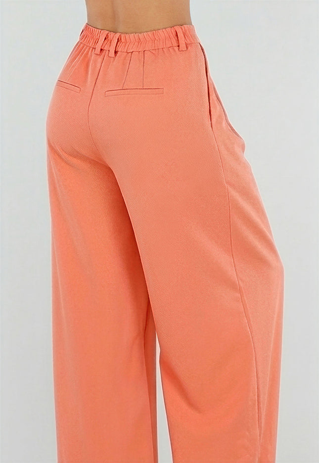 NEW190826 Coral Tall Wide Leg Pantalon