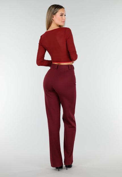 NEW191125 Bordeaux Korset Top