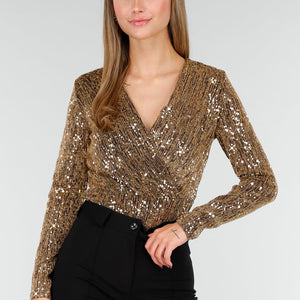 Gouden Pailletten Glitter Body