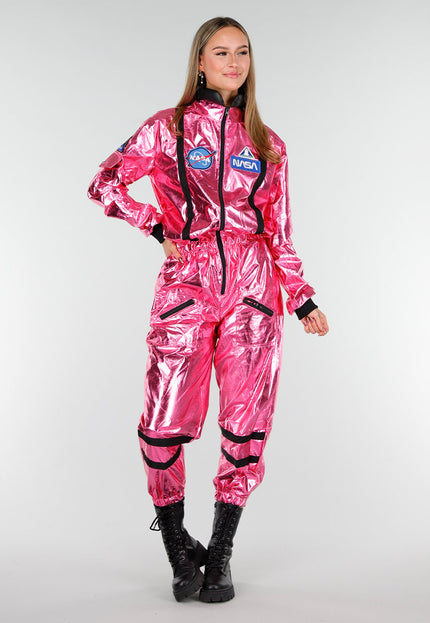 KOSTUUM Roze Astronaut Jumpsuit
