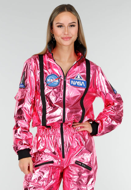 KOSTUUM Roze Astronaut Jumpsuit