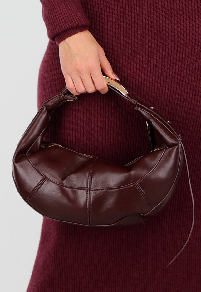 NEW191125 Lederlook Handtas