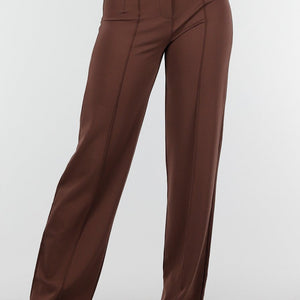 Tall Bruine Stretch Pantalon