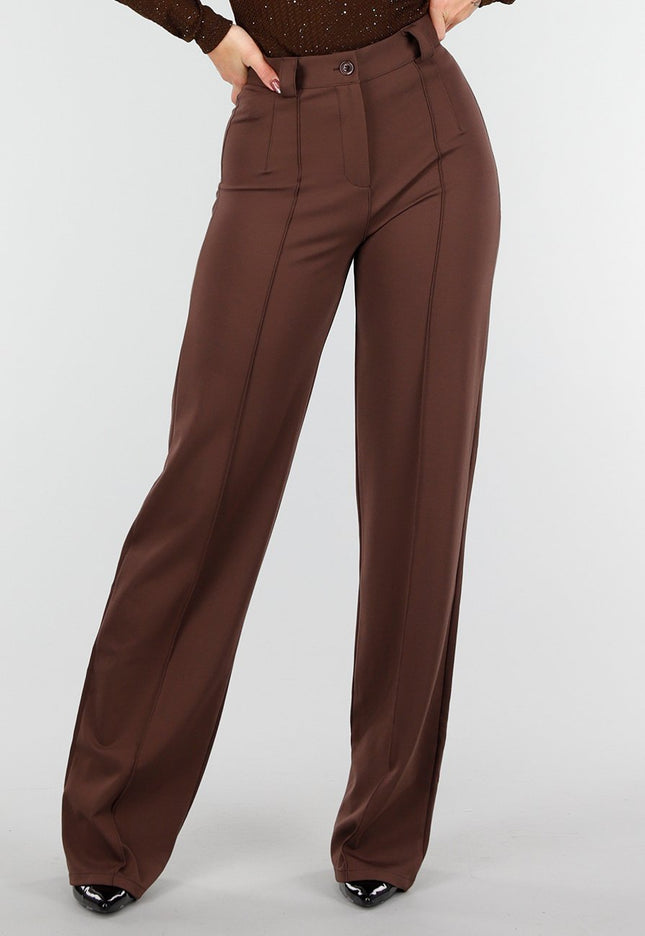 Tall Bruine Stretch Pantalon