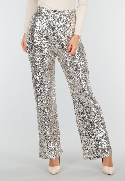 Zilveren Pailletten Broek